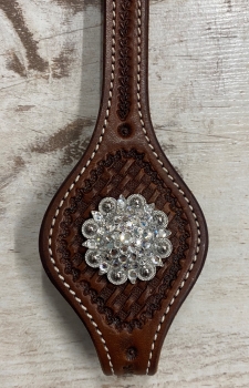 Glitzer Concho white